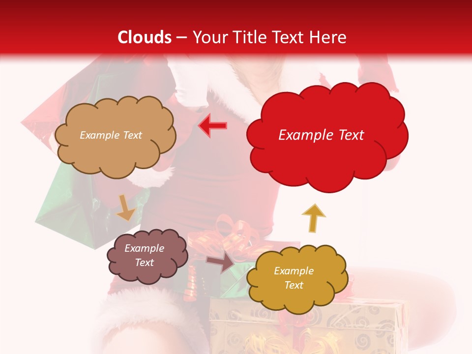 Teeth Shopping Enjoy PowerPoint Template