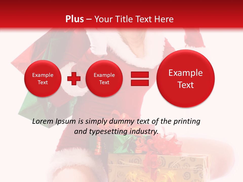 Teeth Shopping Enjoy PowerPoint Template