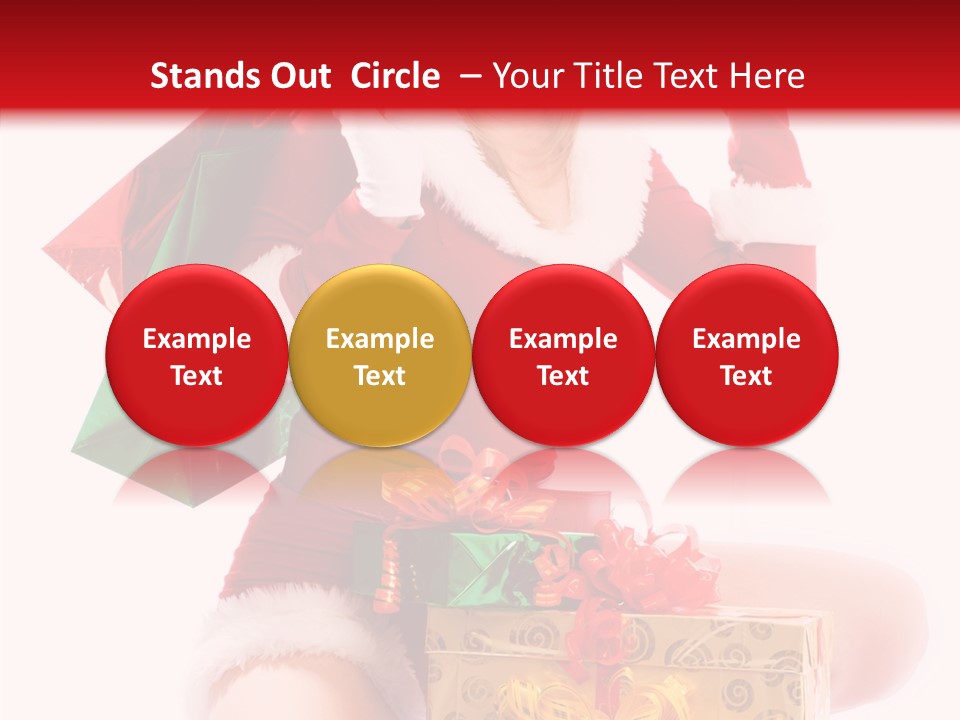 Teeth Shopping Enjoy PowerPoint Template