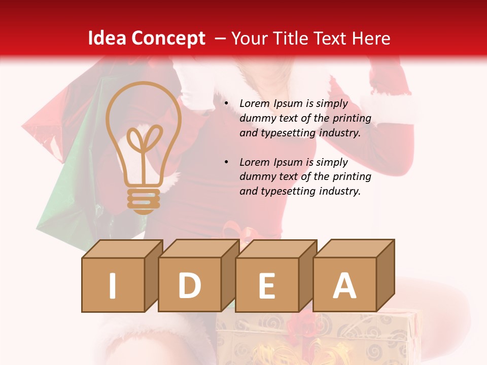 Teeth Shopping Enjoy PowerPoint Template