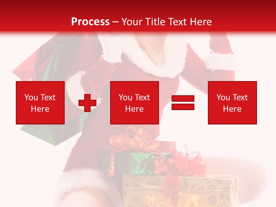 Teeth Shopping Enjoy PowerPoint Template