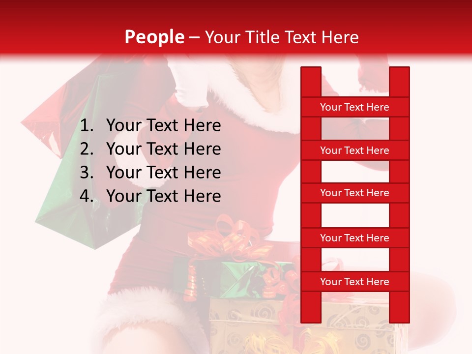 Teeth Shopping Enjoy PowerPoint Template