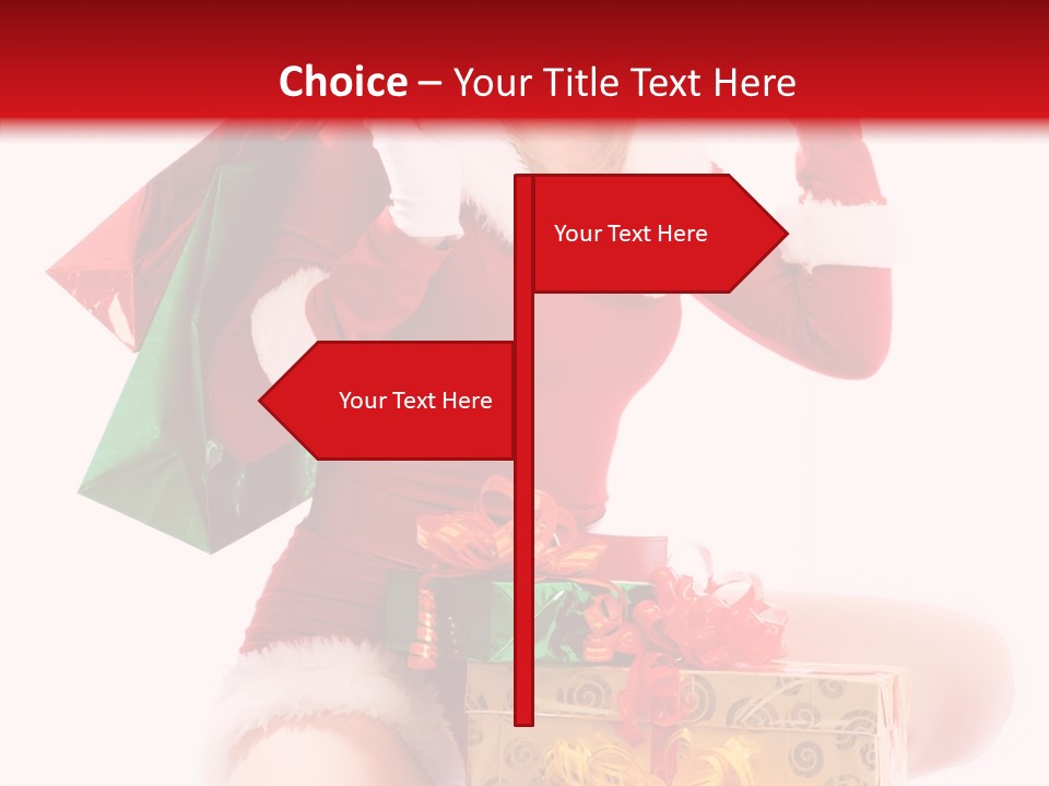 Teeth Shopping Enjoy PowerPoint Template