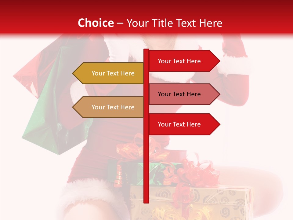 Teeth Shopping Enjoy PowerPoint Template