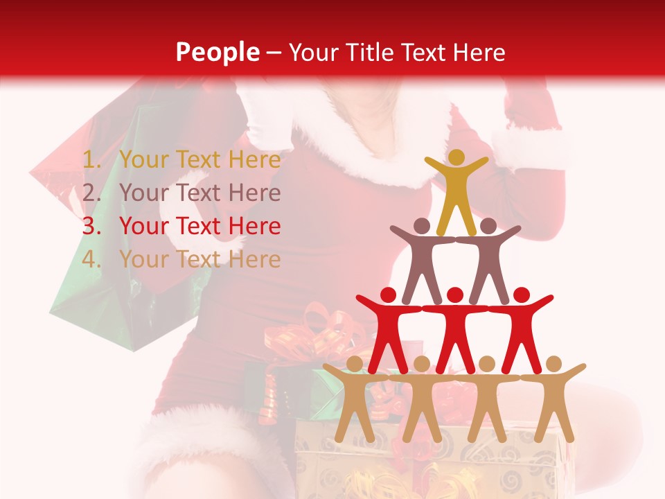 Teeth Shopping Enjoy PowerPoint Template