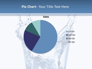 Spray Cube Drop PowerPoint Template