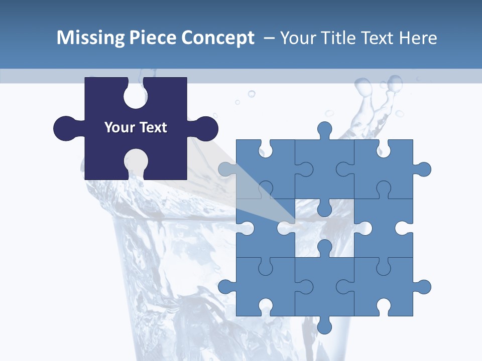 Spray Cube Drop PowerPoint Template