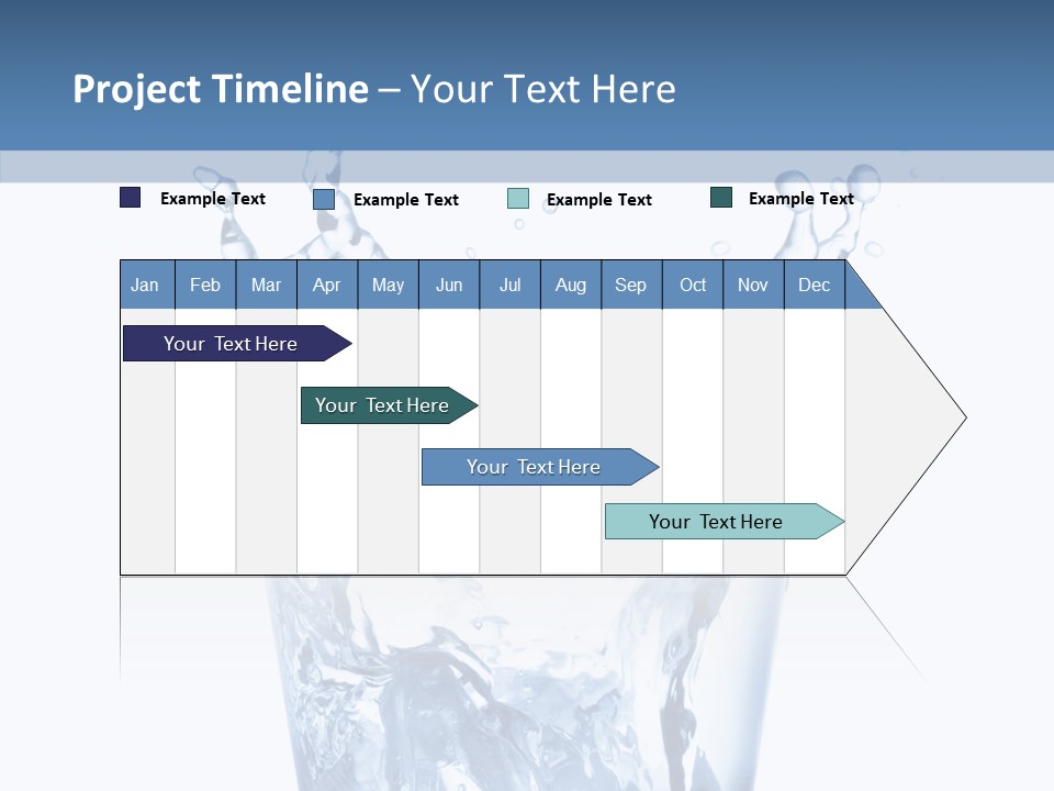 Spray Cube Drop PowerPoint Template