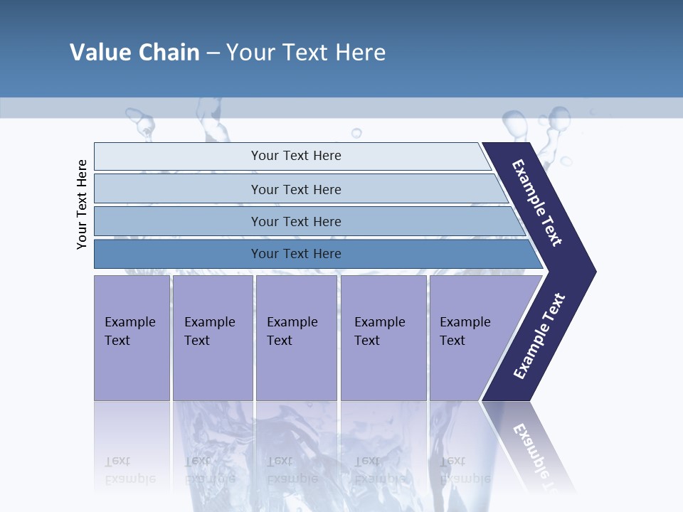 Spray Cube Drop PowerPoint Template
