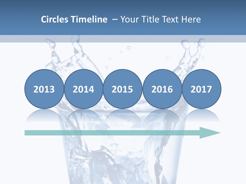 Spray Cube Drop PowerPoint Template