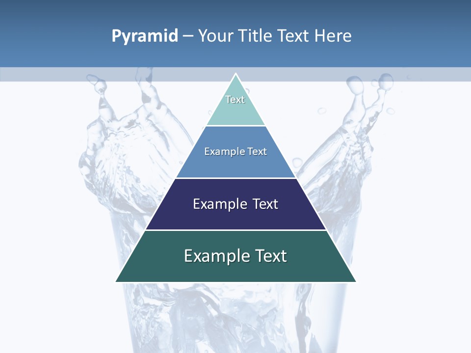Spray Cube Drop PowerPoint Template