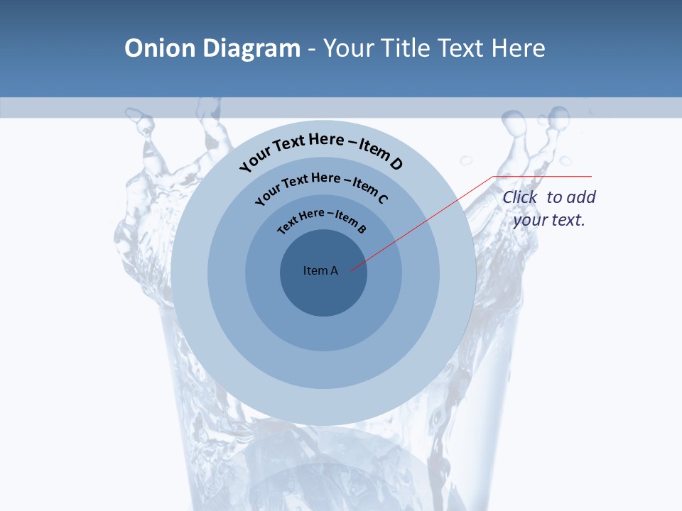 Spray Cube Drop PowerPoint Template