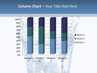 Spray Cube Drop PowerPoint Template