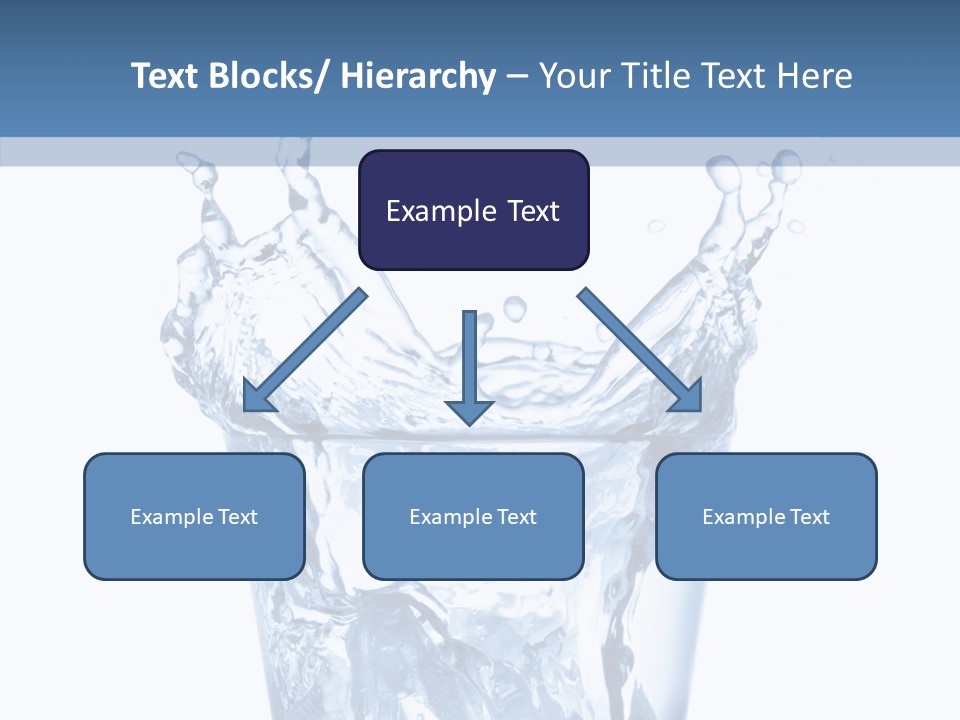 Spray Cube Drop PowerPoint Template