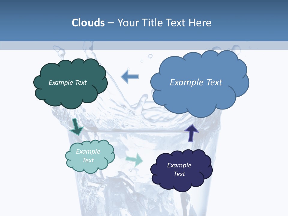 Spray Cube Drop PowerPoint Template