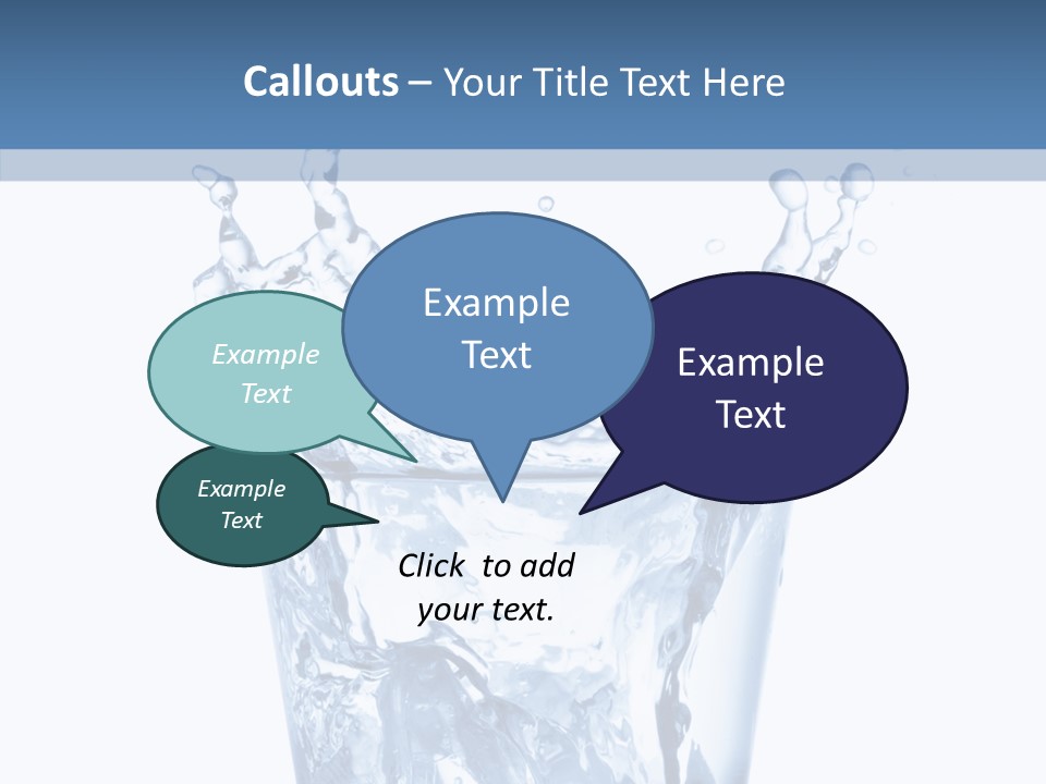 Spray Cube Drop PowerPoint Template