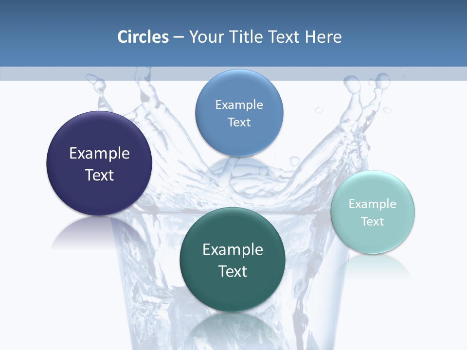 Spray Cube Drop PowerPoint Template