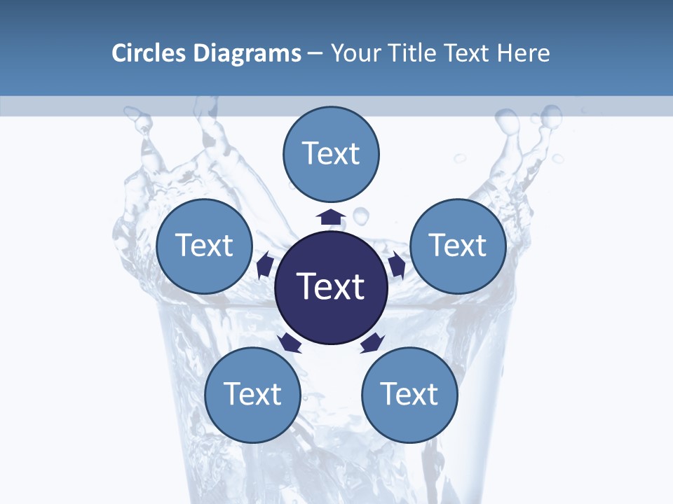 Spray Cube Drop PowerPoint Template