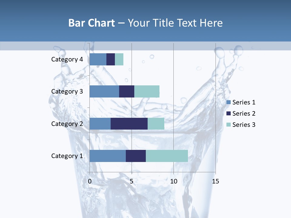 Spray Cube Drop PowerPoint Template