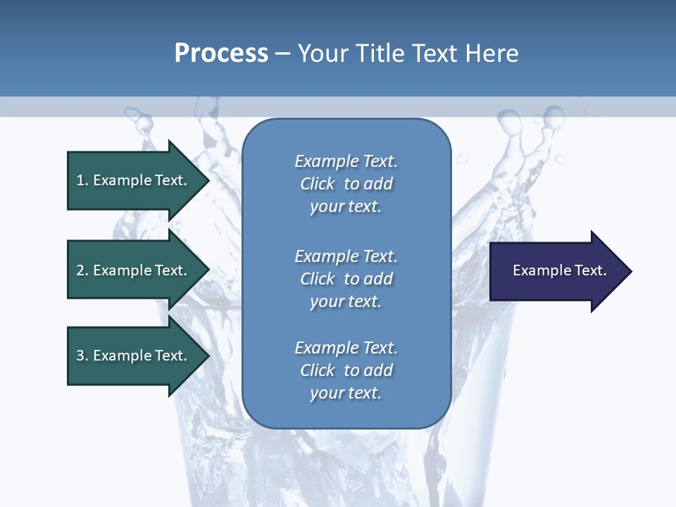 Spray Cube Drop PowerPoint Template