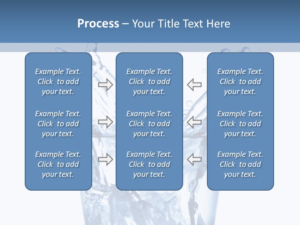 Spray Cube Drop PowerPoint Template