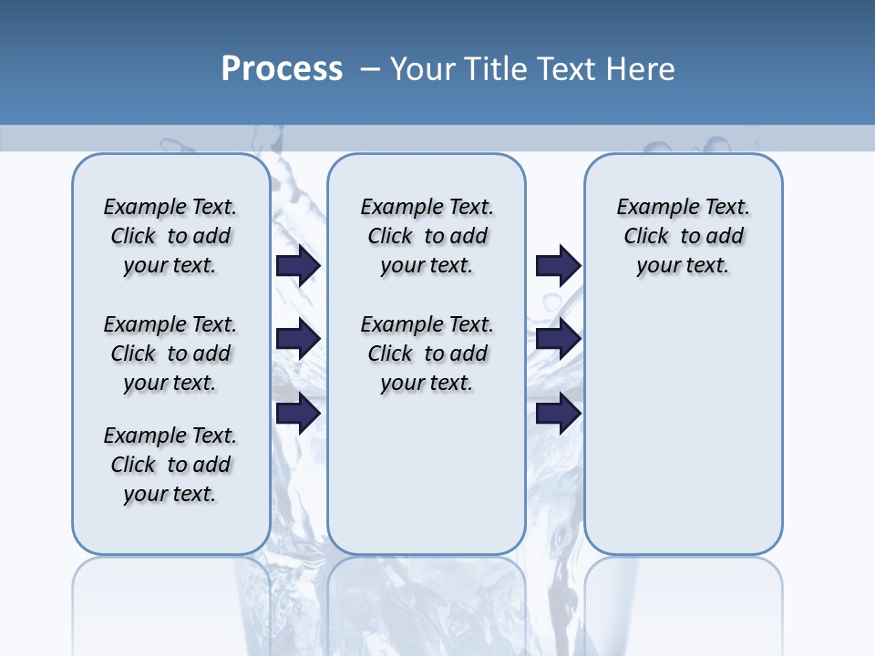 Spray Cube Drop PowerPoint Template
