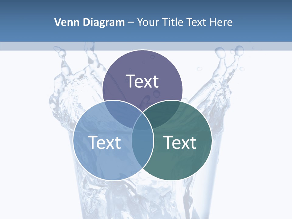 Spray Cube Drop PowerPoint Template