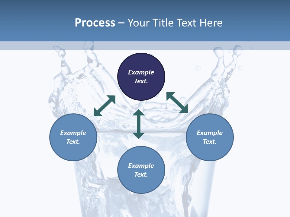 Spray Cube Drop PowerPoint Template