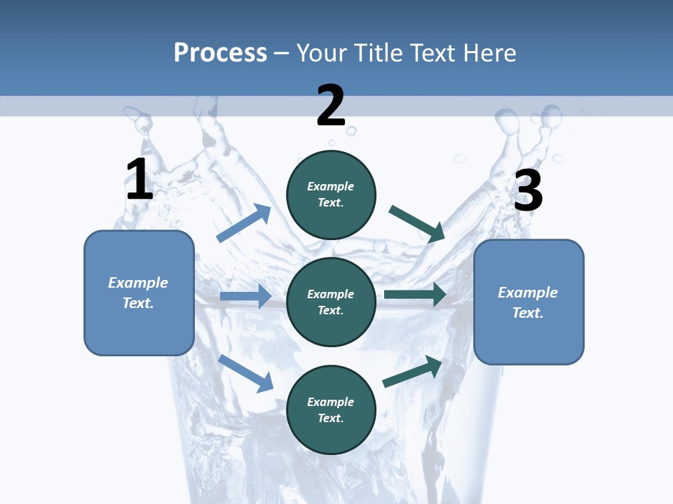 Spray Cube Drop PowerPoint Template