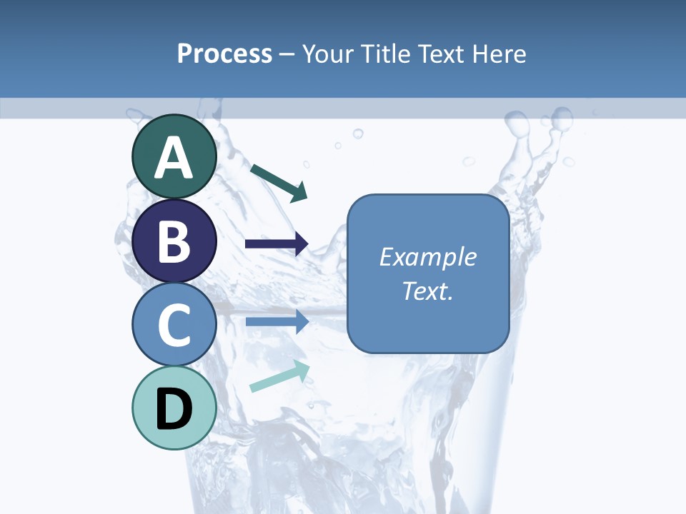 Spray Cube Drop PowerPoint Template
