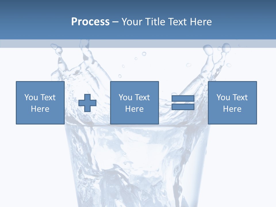 Spray Cube Drop PowerPoint Template