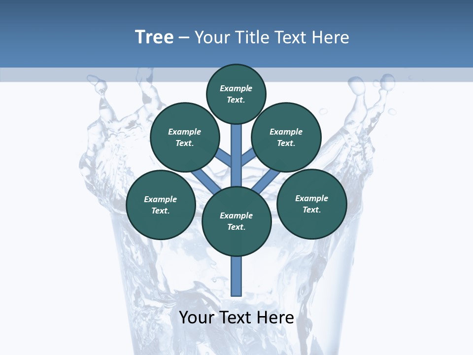 Spray Cube Drop PowerPoint Template