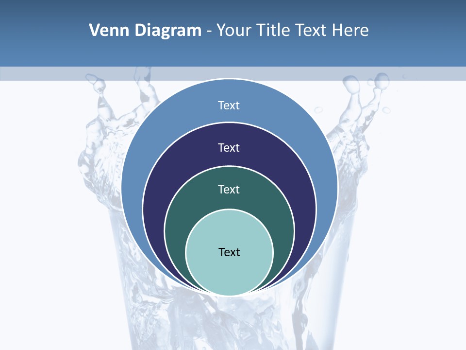 Spray Cube Drop PowerPoint Template