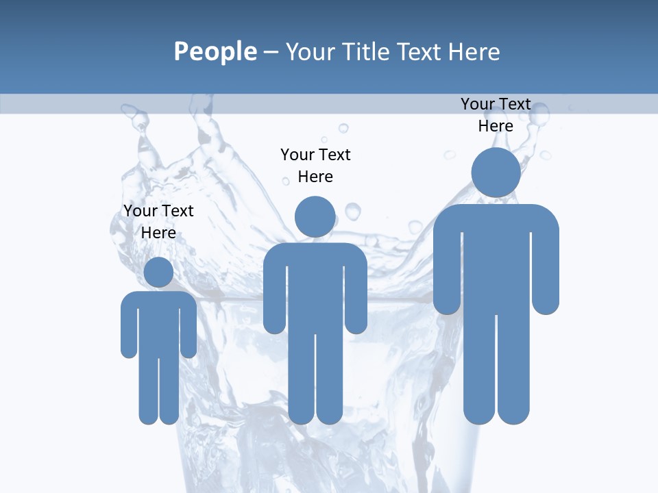 Spray Cube Drop PowerPoint Template