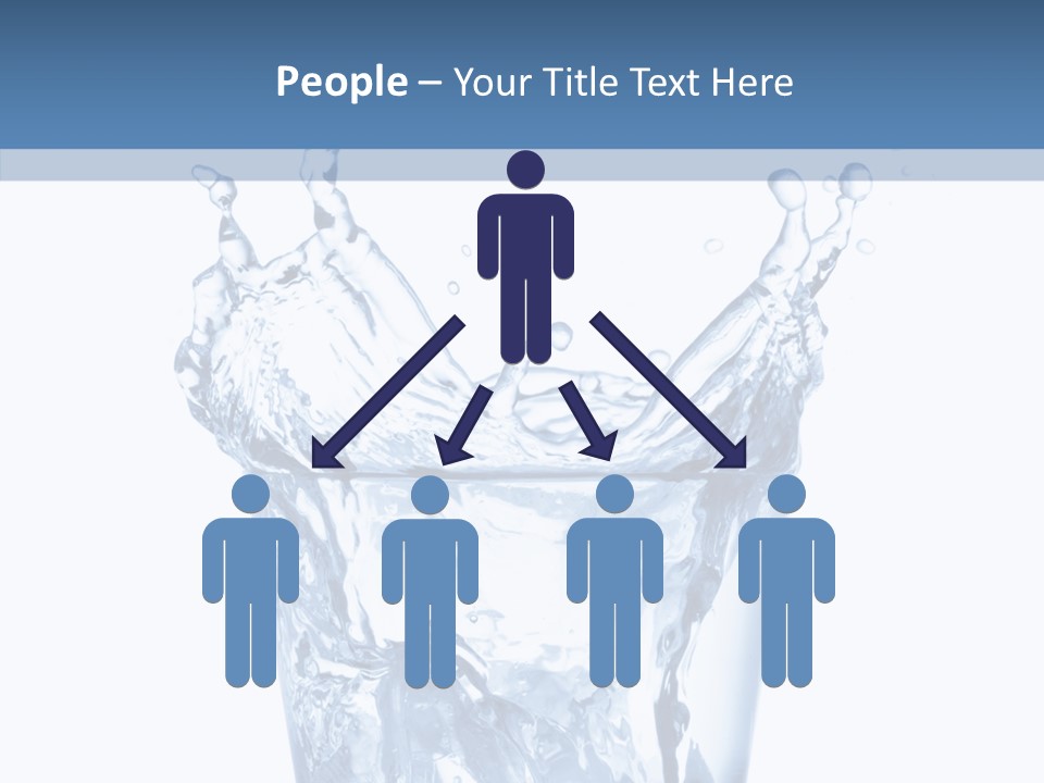 Spray Cube Drop PowerPoint Template