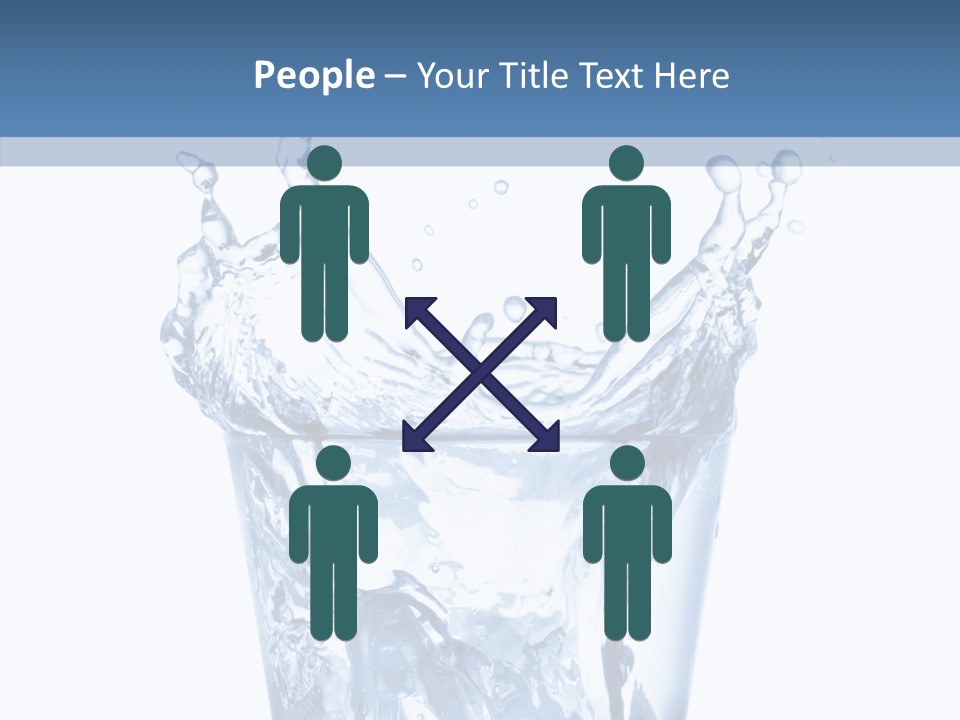 Spray Cube Drop PowerPoint Template