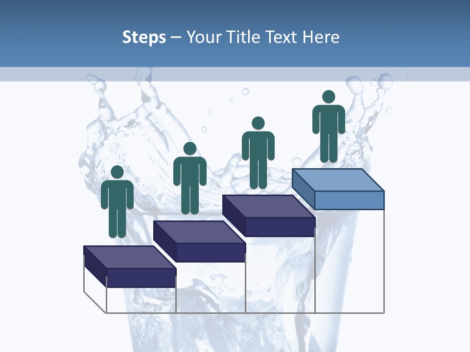 Spray Cube Drop PowerPoint Template