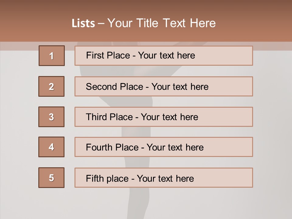 Body Black Exercise PowerPoint Template