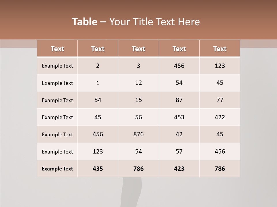 Body Black Exercise PowerPoint Template