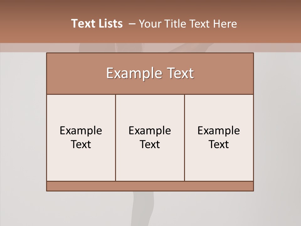 Body Black Exercise PowerPoint Template