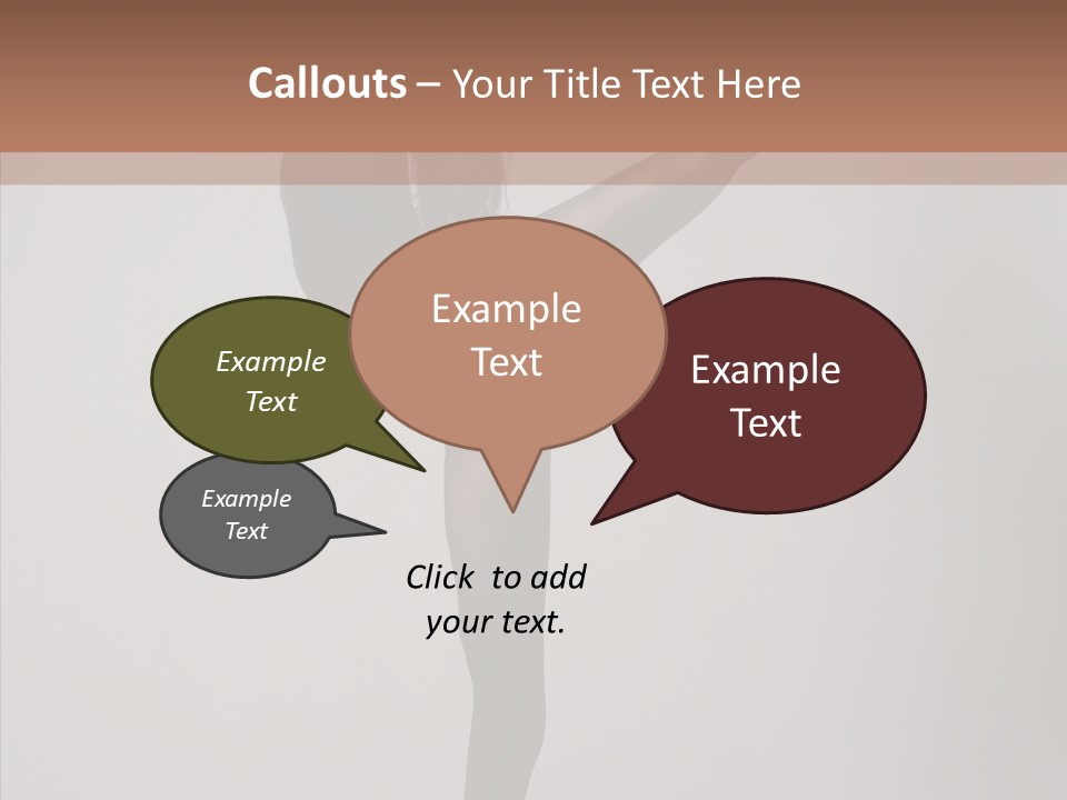 Body Black Exercise PowerPoint Template