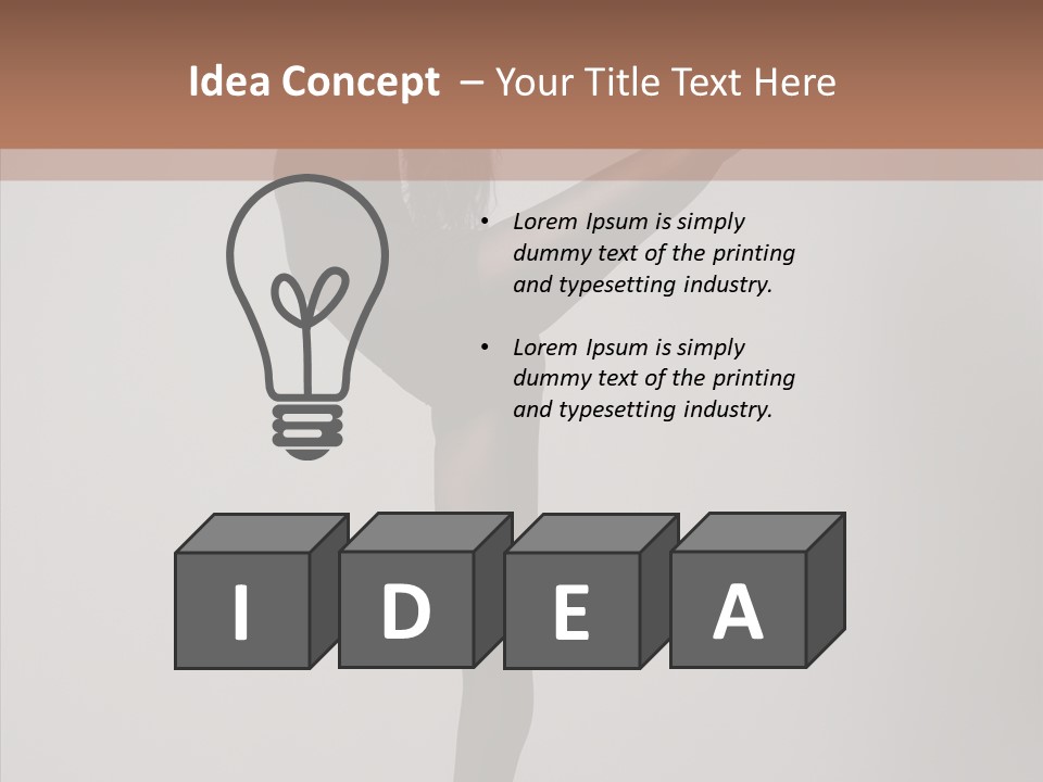 Body Black Exercise PowerPoint Template