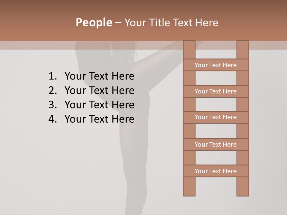 Body Black Exercise PowerPoint Template