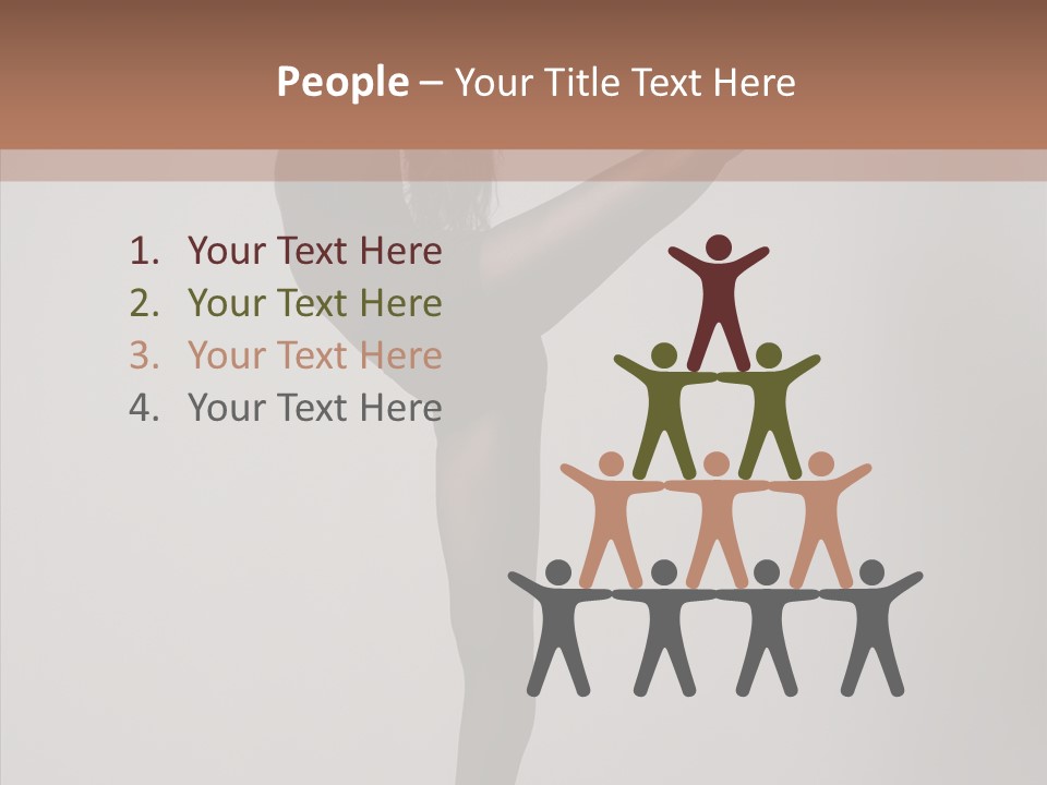 Body Black Exercise PowerPoint Template