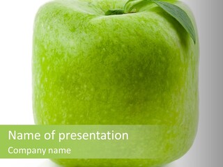 Freshness Delicious Green PowerPoint Template