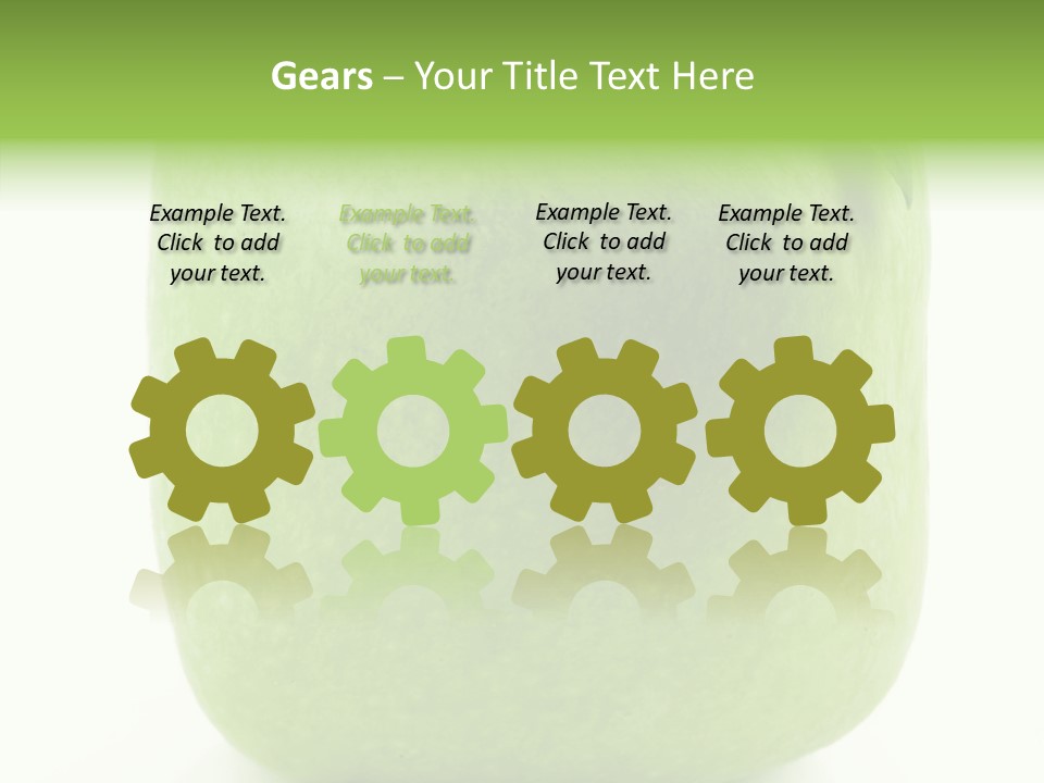 Freshness Delicious Green PowerPoint Template