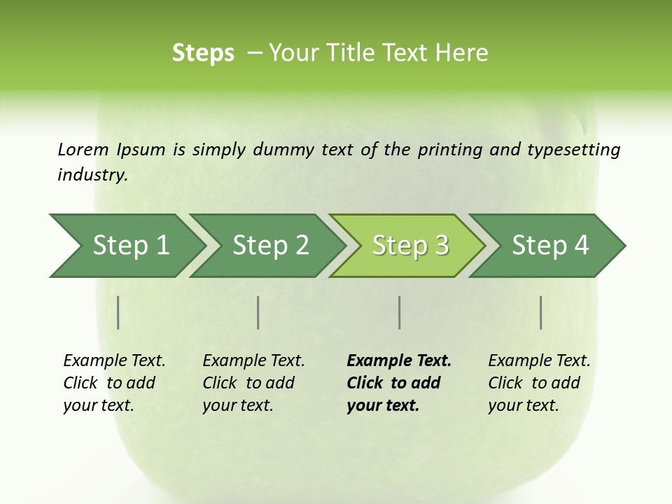 Freshness Delicious Green PowerPoint Template