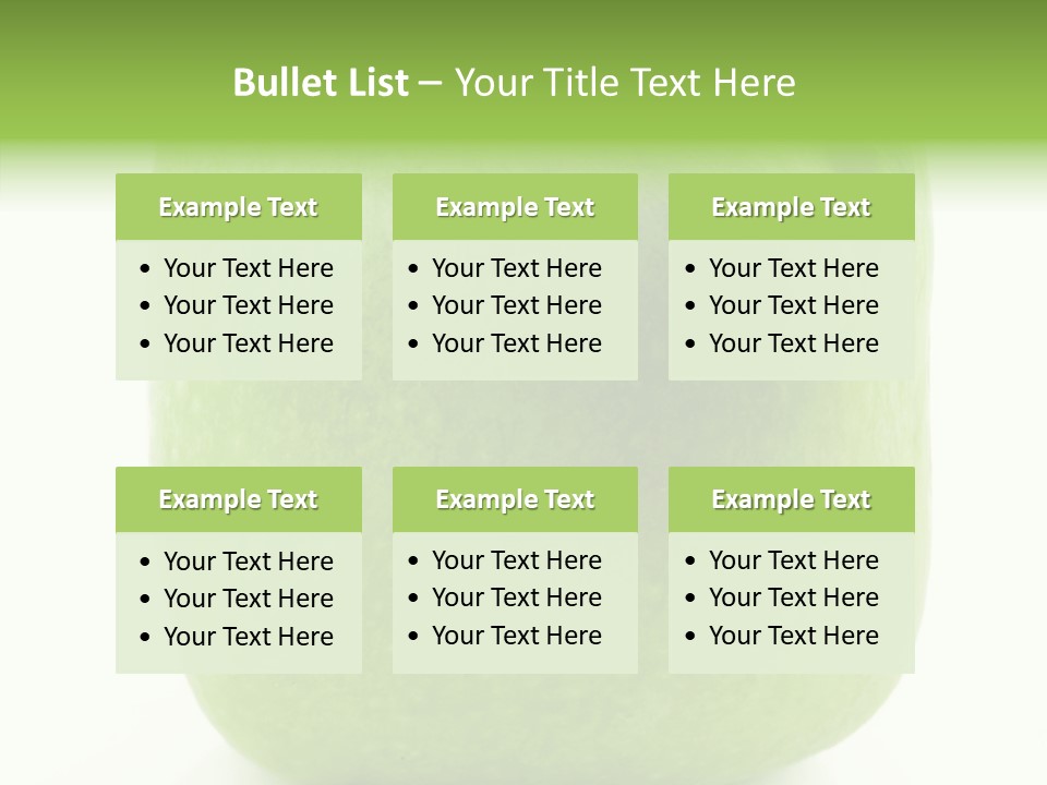 Freshness Delicious Green PowerPoint Template