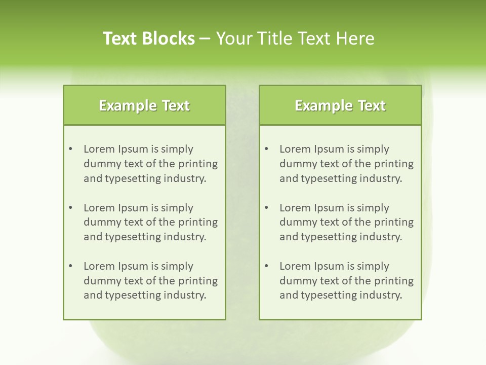 Freshness Delicious Green PowerPoint Template