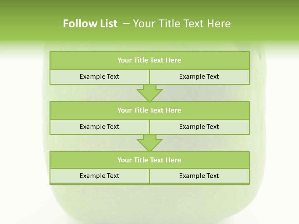 Freshness Delicious Green PowerPoint Template